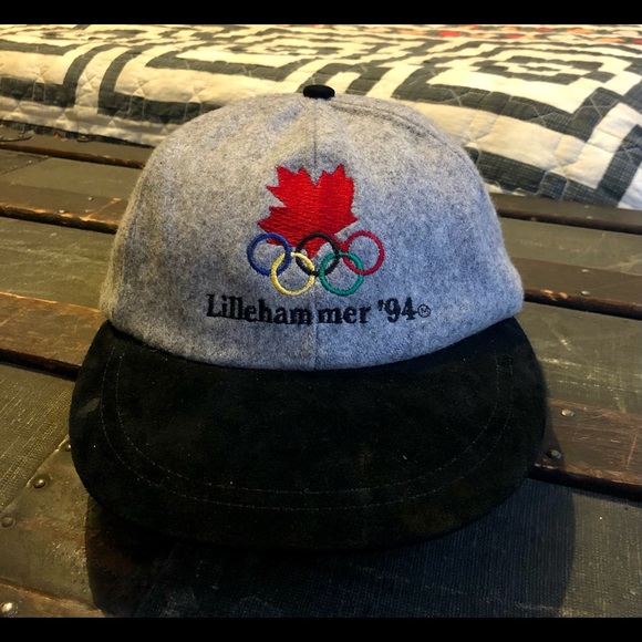 McDonald's Other - 90s McDonalds Olympics Lillehammer 1994 leather strap dad hat one size fits all